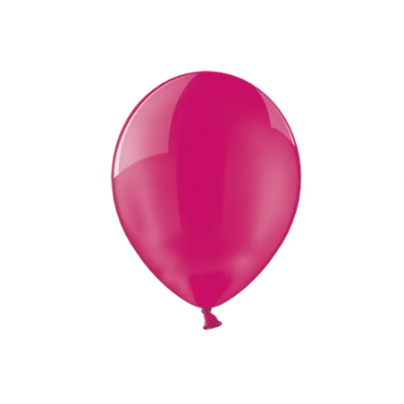 Balony BELBAL 30 cm - krystaliczne fuksjowe Crystal Fuchsia 14C-034 - 100 sztuk
