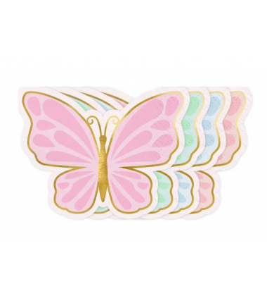 Serwetki Motyl 16x12 cm - 12 sztuk