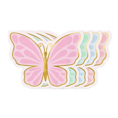 Serwetki Motyl 16x12 cm - 12 sztuk