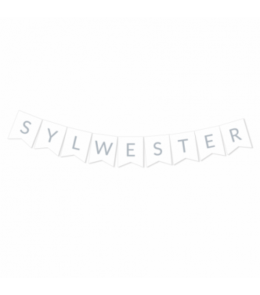 Girlanda srebrna - SYLWESTER