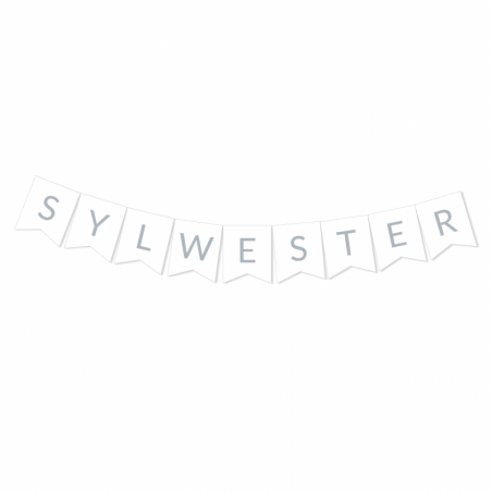 Girlanda srebrna - SYLWESTER