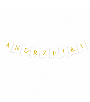 Girlanda złota - ANDRZEJKI