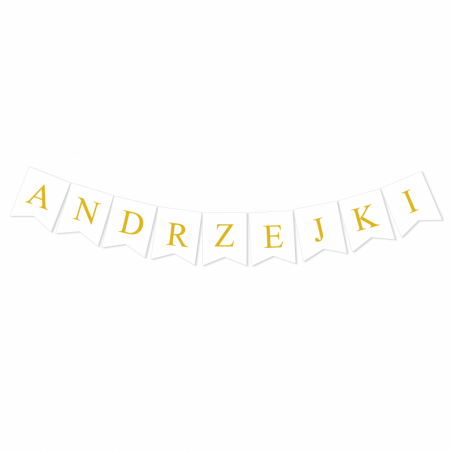 Girlanda złota - ANDRZEJKI
