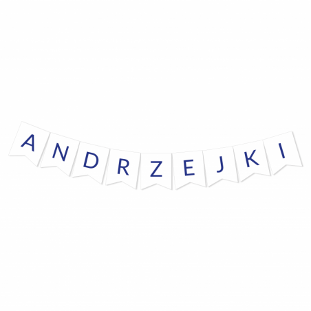 Girlanda niebieska - ANDRZEJKI