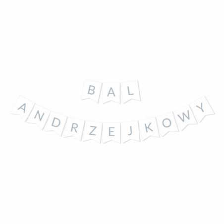 Girlanda srebrna - BAL ANDRZEJKOWY