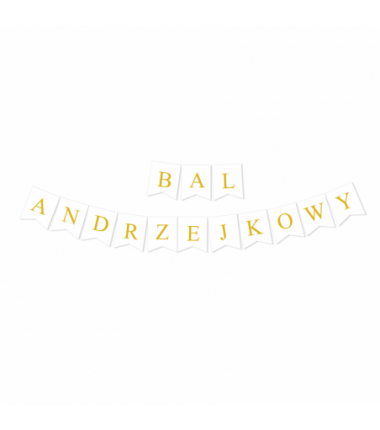 Girlanda złota - BAL ANDRZEJKOWY
