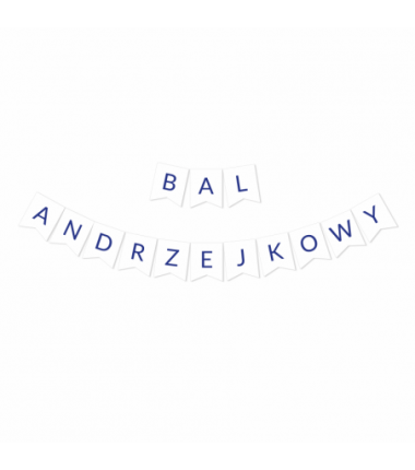 Girlanda niebieska - BAL ANDRZEJKOWY