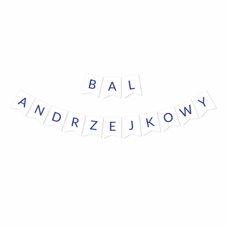 Girlanda niebieska - BAL ANDRZEJKOWY