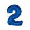 Balon foliowy Cyfra 2 - 92 cm SMART - Niebieski