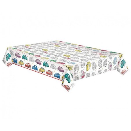 Obrus papierowy Cartoon Cars 120 x 180 cm