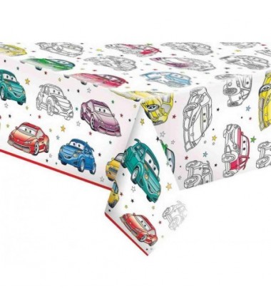 Obrus papierowy Cartoon Cars 120 x 180 cm