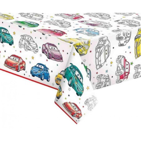 Obrus papierowy Cartoon Cars 120 x 180 cm
