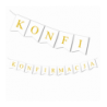 Girlanda KONFIRMACJA - Złota