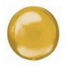 Balon foliowy ORBZ ok. 38 cm - 15" - Kula złota (niepakowany) - 1 sztuka
