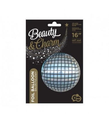 Balon foliowy B&C ok. 40 cm (16") Kula disco