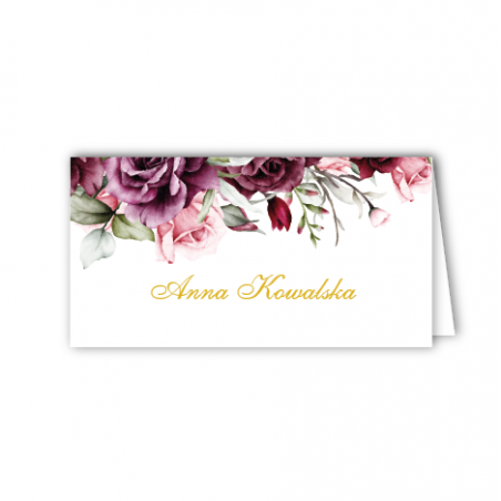 WINIETKA Personalizowana - bordowe 2 - 1 sztuka