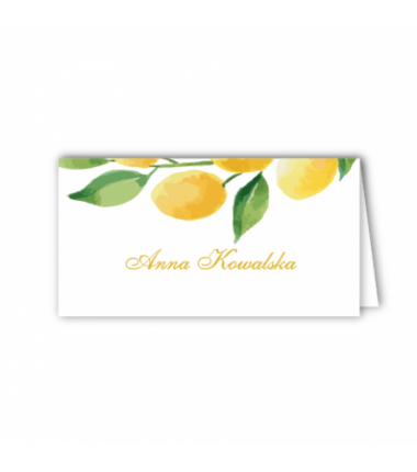 WINIETKA Personalizowana - cytryny - 1 sztuka