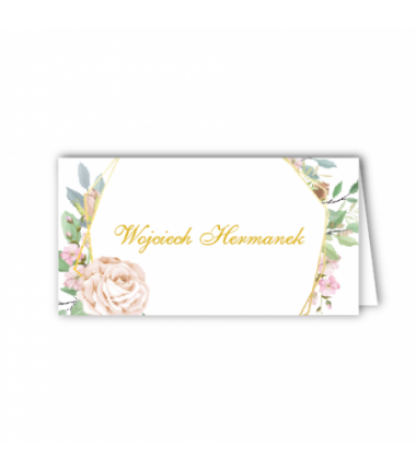 WINIETKA Personalizowana - geometryczna róża - 1 sztuka