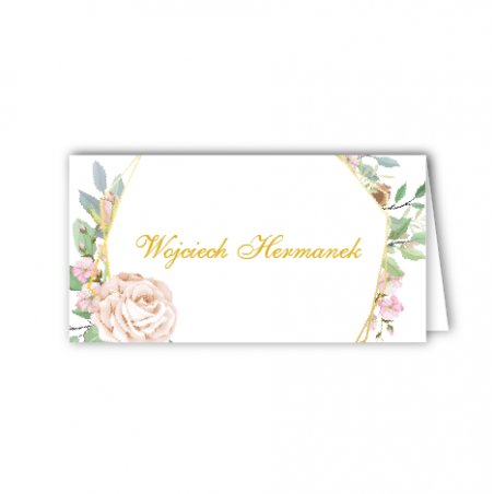 WINIETKA Personalizowana - geometryczna róża - 1 sztuka