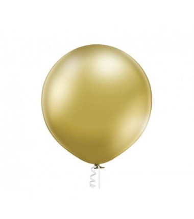 Balon BELBAL ok. 60 cm - pastelowy złoty Glossy Gold B250 - 1 sztuka