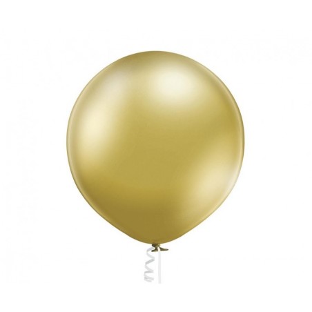 Balon BELBAL ok. 60 cm - pastelowy złoty Glossy Gold B250 - 1 sztuka