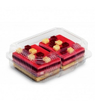 Pudełko na ciasto PET 23x13x9 - 1 sztuka