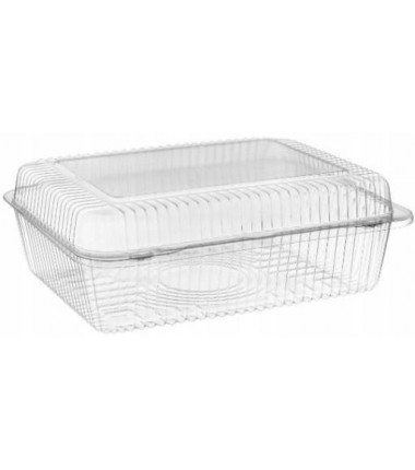 Pudełko na ciasto PET 20,6x15,6x8,3 - 1 sztuka