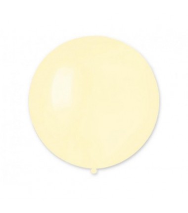 Balon GEMAR 48 cm - 19" - pastelowy maślany Butter G19/103 - 1 sztuka