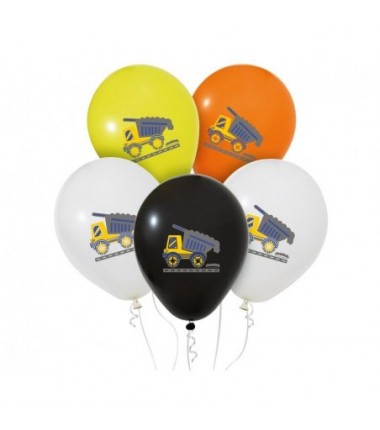 Balony Wywrotka 30 cm - 5 sztuk