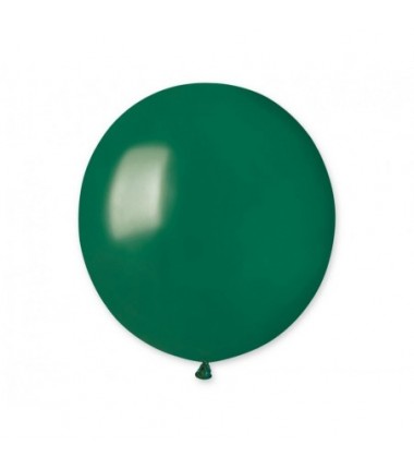 Balon Gemar 48 cm - 19" - pastelowy butelkowa zieleń Emerald Green G19/104 - 1 sztuka