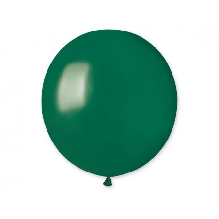 Balon Gemar 48 cm - 19" - pastelowy butelkowa zieleń Emerald Green G19/104 - 1 sztuka