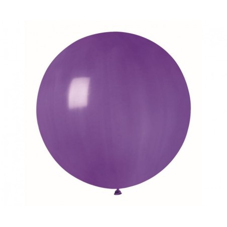 Balon Gemar 75 cm - 31" - pastelowy fioletowy Purple G220/008 - 1 sztuka