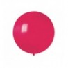 Balon Gemar 48 cm - 19" - pastelowy czerwony Red G19/005 - 1 sztuka