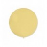 Balon Gemar 48 cm - 19" - musztardowy Mustard (macaron) Baby Yellow G19/043 - 1 sztuka
