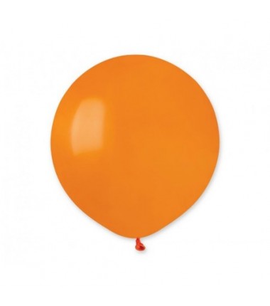 Balon Gemar 48 cm - 19" - pastelowy pomarańczowy Orange G19/004 - 1 sztuka