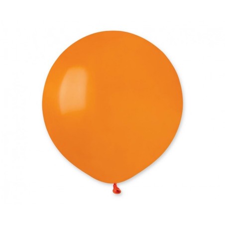 Balon Gemar 48 cm - 19" - pastelowy pomarańczowy Orange G19/004 - 1 sztuka