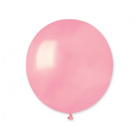 Balon Gemar 48 cm - 19" - pastelowy jasnoróżowy Pink G19/057 - 1 sztuka