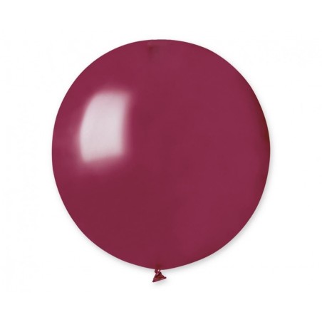 Balon Gemar 75 cm - 31" - pastelowy ciemnoczerwony Vino G220/101 - 1 sztuka