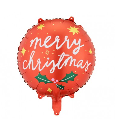 Balon foliowy Merry Christmas 45 cm