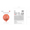 Balon foliowy Merry Christmas 45 cm