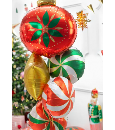 Balon foliowy Bombka 45x45 cm