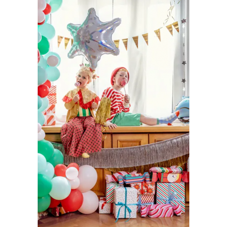 Balon foliowy Śnieżynka 64x66 cm holograficzny