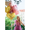 Balon foliowy Serce 74x64 cm - złoty