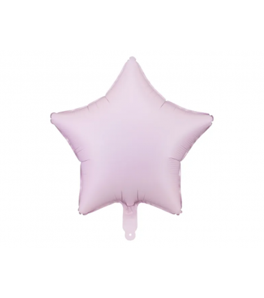 Balon foliowy Gwiazdka 48 cm - matowa PARTY DECO - fioletowy