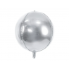 Balon foliowy Kula 40 cm - srebrny