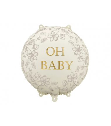 Balon foliowy pastylka Oh Baby 35x35 cm