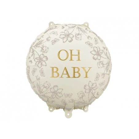 Balon foliowy pastylka Oh Baby 35x35 cm