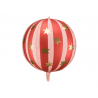 Balon foliowy Piłka w gwiazdki 75 cm - czerwony
