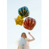 Balon foliowy Piłka w gwiazdki 75 cm - zielony