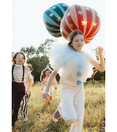 Balon foliowy Piłka w gwiazdki 75 cm - zielony